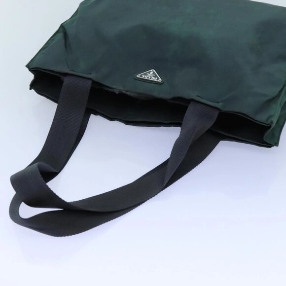 PRADA Tote Bag Nylon Green Auth 72777 - Picture 8 of 15